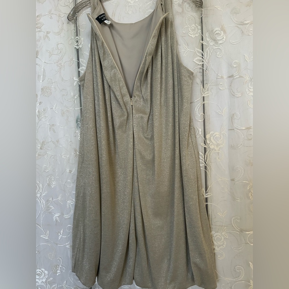 Essentials Gold Metallic Dress - Picture 4 of 6